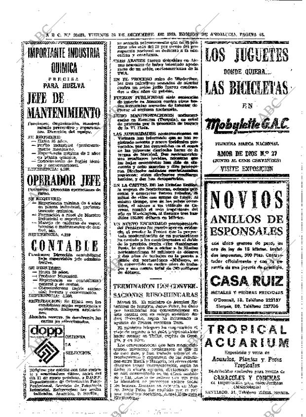 ABC SEVILLA 26-12-1969 página 68