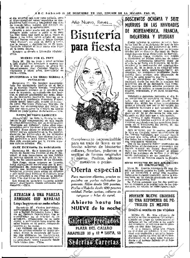 ABC MADRID 27-12-1969 página 46