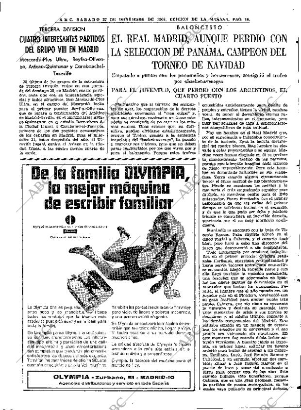 ABC MADRID 27-12-1969 página 75