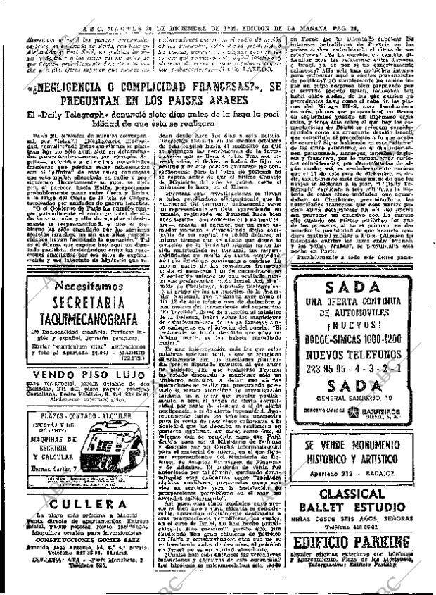 ABC MADRID 30-12-1969 página 24