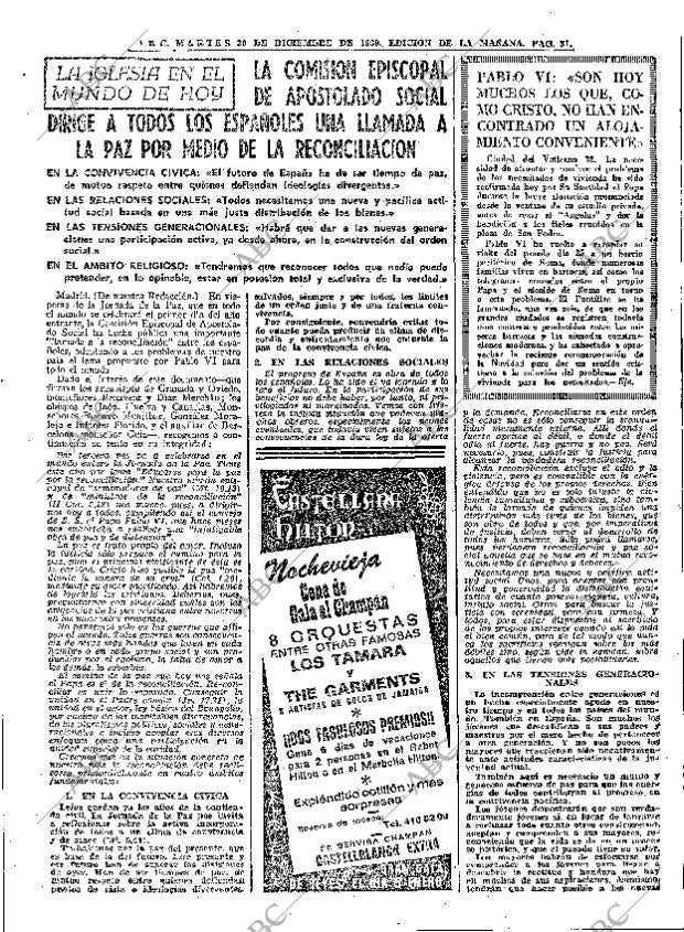 ABC MADRID 30-12-1969 página 31