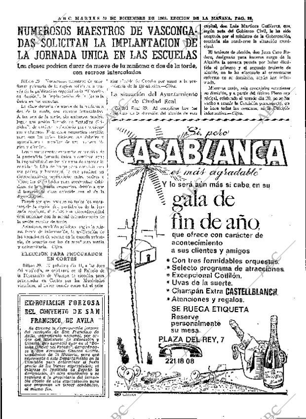 ABC MADRID 30-12-1969 página 39