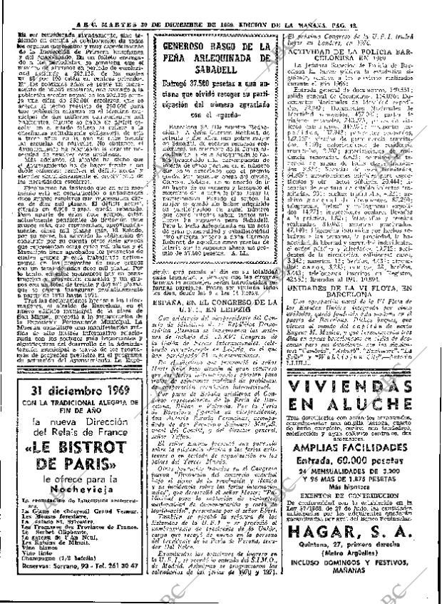 ABC MADRID 30-12-1969 página 42