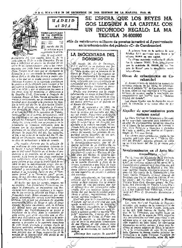 ABC MADRID 30-12-1969 página 43