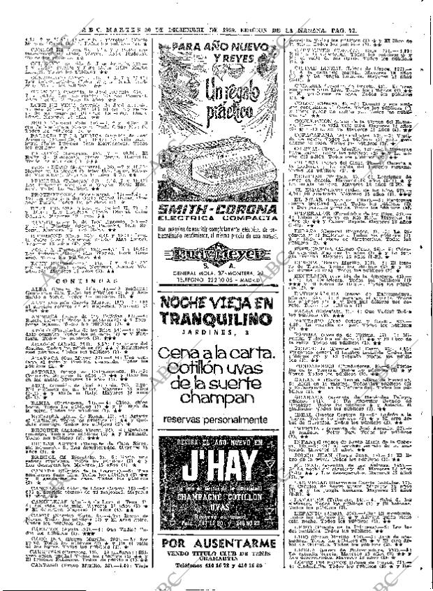 ABC MADRID 30-12-1969 página 73
