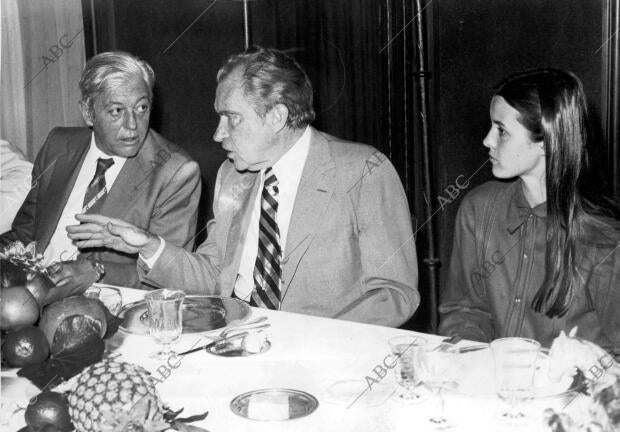 Don Guillermo Luca de tena con Richard Nixon