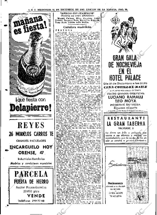 ABC MADRID 31-12-1969 página 76
