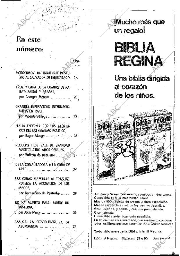 BLANCO Y NEGRO MADRID 03-01-1970 página 19