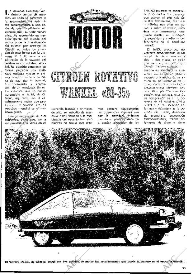 BLANCO Y NEGRO MADRID 03-01-1970 página 71