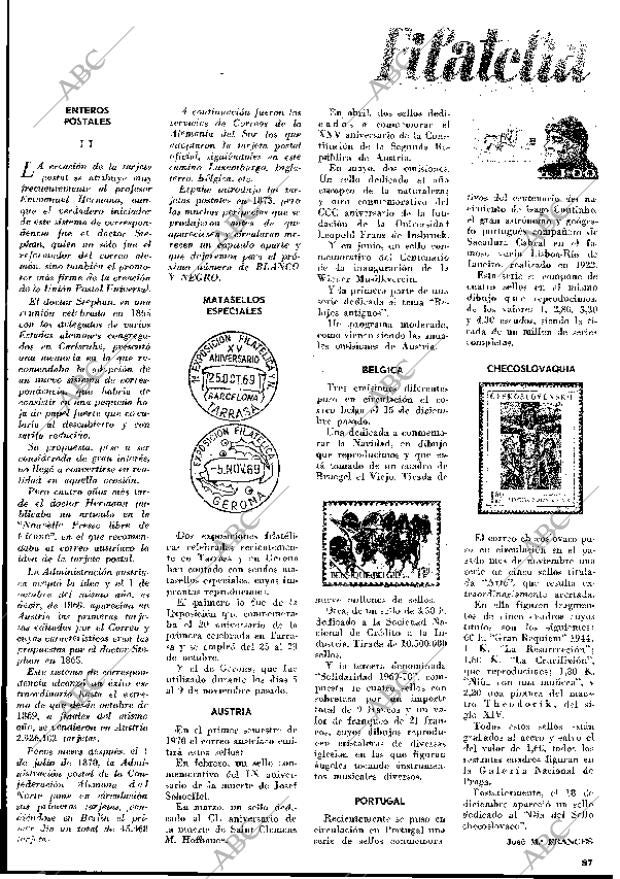 BLANCO Y NEGRO MADRID 03-01-1970 página 87