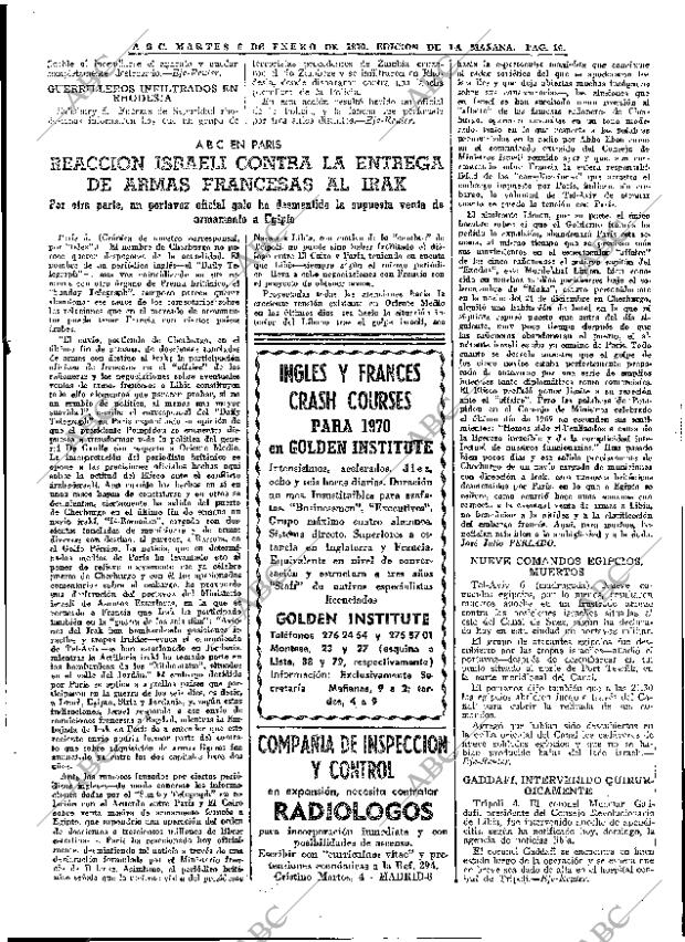 ABC MADRID 06-01-1970 página 16