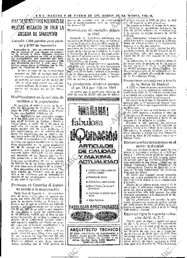 ABC MADRID 06-01-1970 página 44