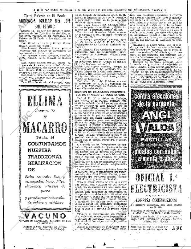 ABC SEVILLA 14-01-1970 página 18