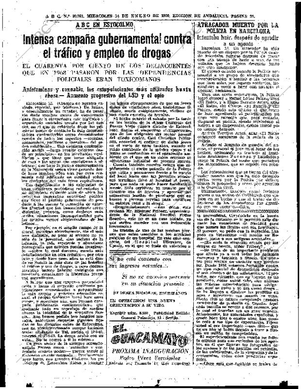 ABC SEVILLA 14-01-1970 página 29