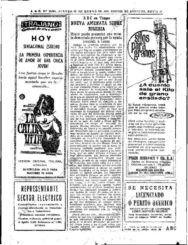 ABC SEVILLA 15-01-1970 página 18