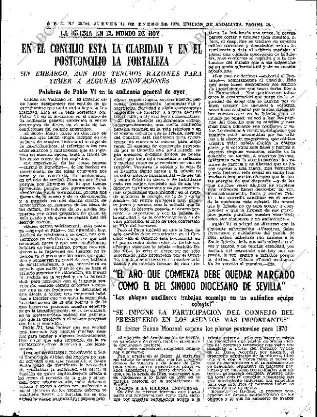 ABC SEVILLA 15-01-1970 página 25