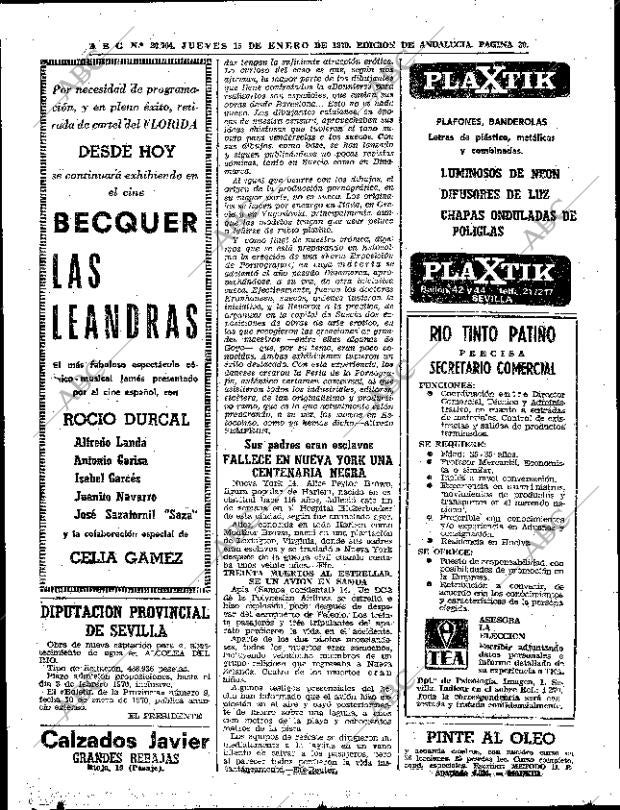 ABC SEVILLA 15-01-1970 página 30