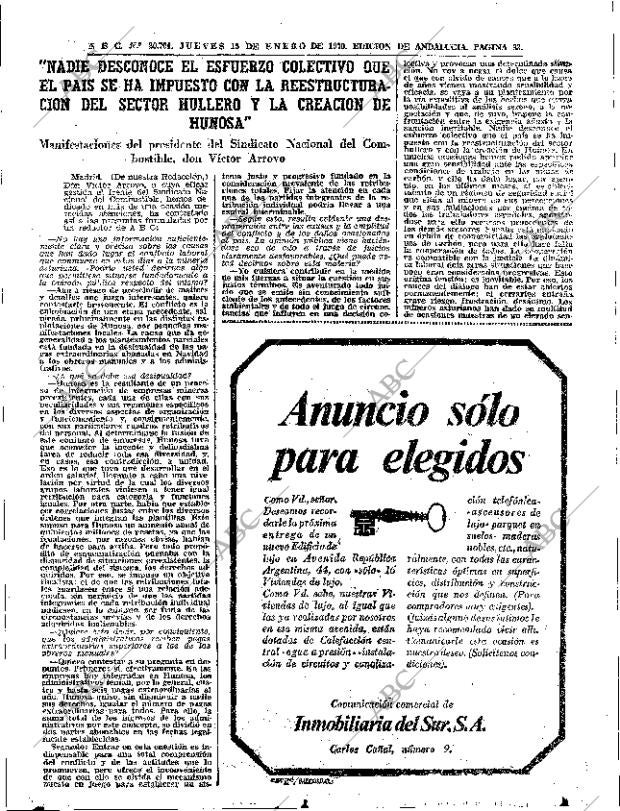 ABC SEVILLA 15-01-1970 página 33