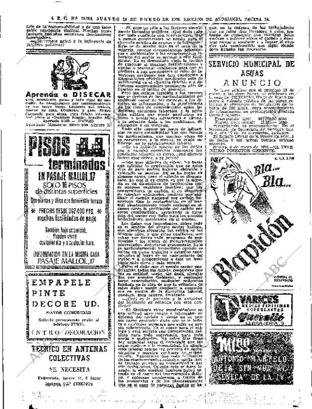 ABC SEVILLA 15-01-1970 página 34