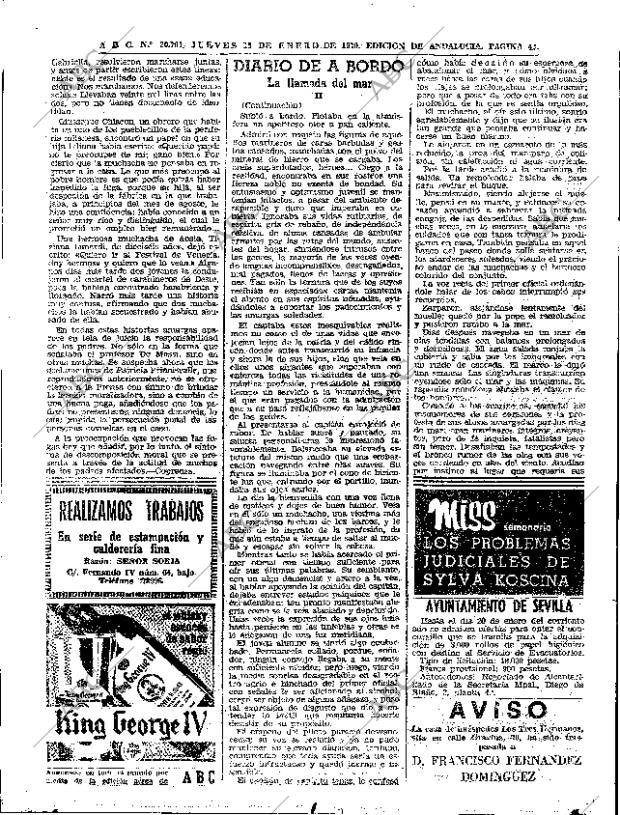 ABC SEVILLA 15-01-1970 página 42