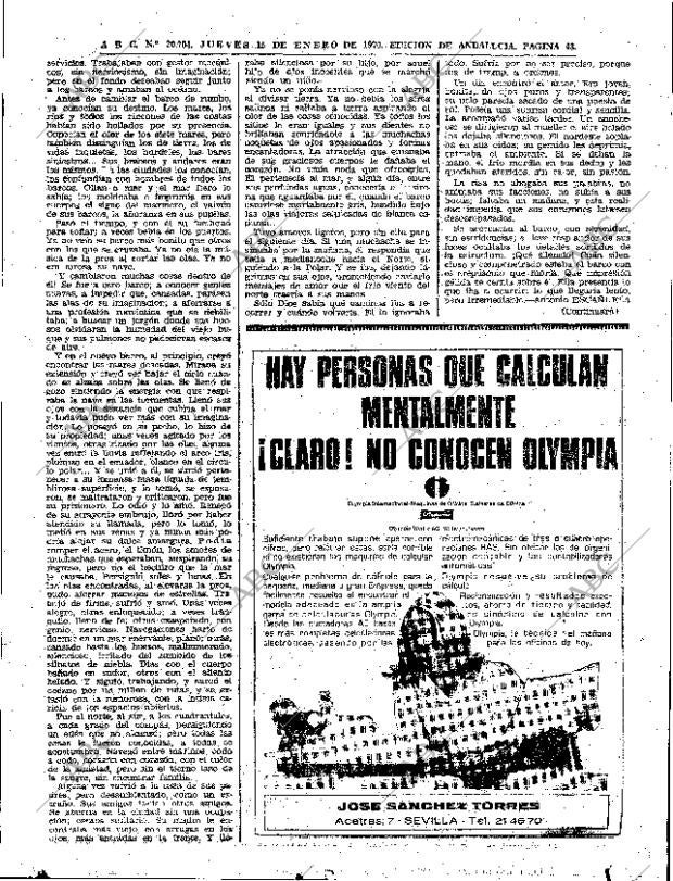 ABC SEVILLA 15-01-1970 página 43