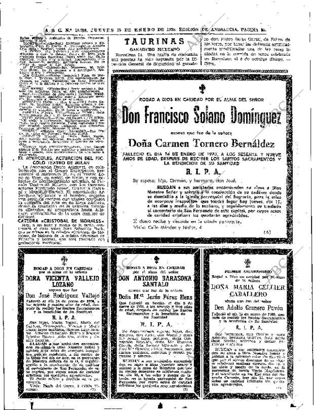 ABC SEVILLA 15-01-1970 página 50