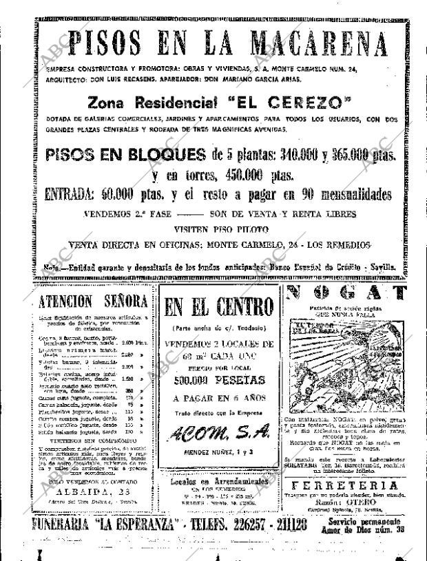 ABC SEVILLA 15-01-1970 página 56
