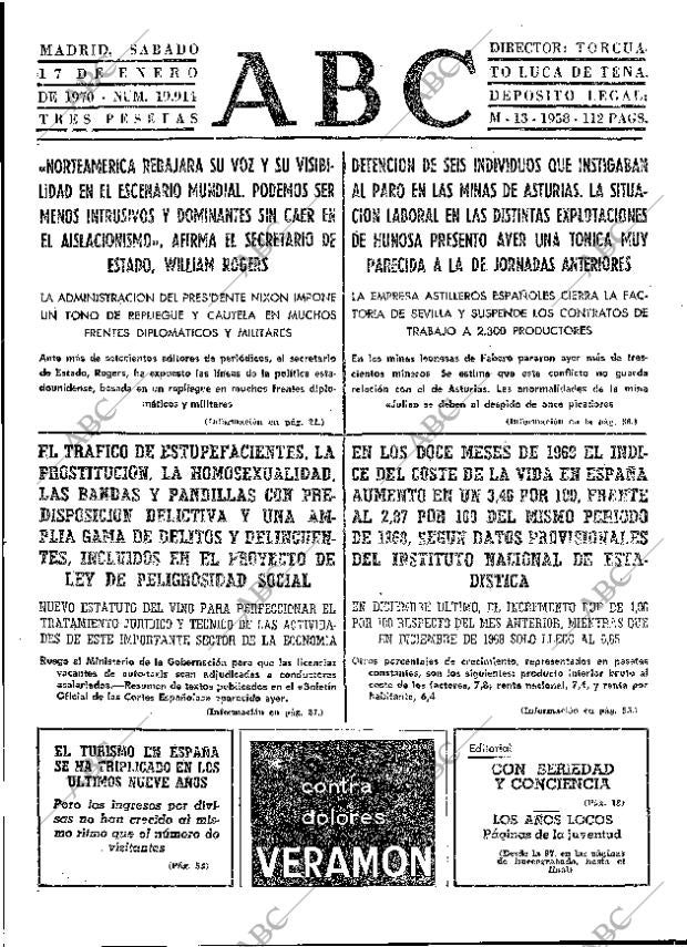 ABC MADRID 17-01-1970 página 17