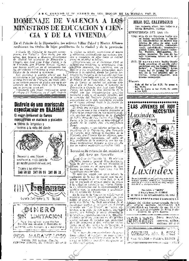 ABC MADRID 17-01-1970 página 35