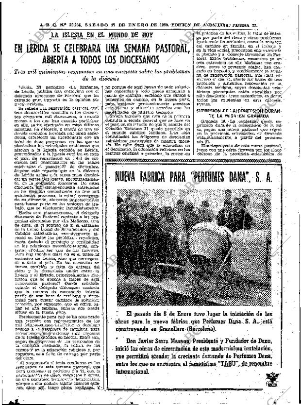ABC SEVILLA 17-01-1970 página 25