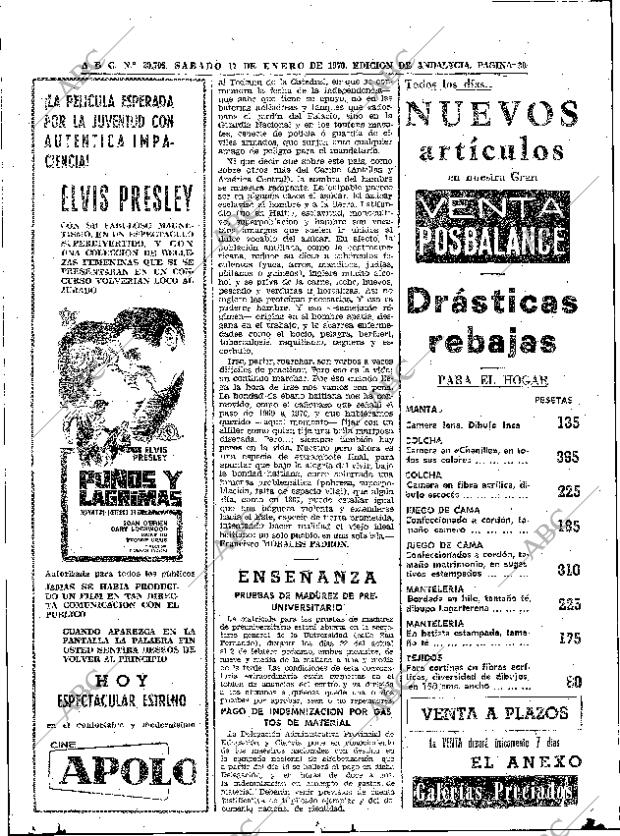 ABC SEVILLA 17-01-1970 página 30