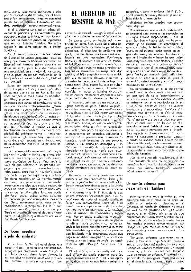BLANCO Y NEGRO MADRID 17-01-1970 página 19