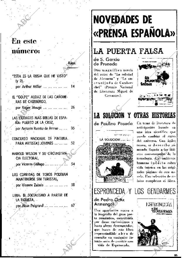 BLANCO Y NEGRO MADRID 17-01-1970 página 25