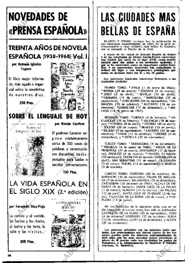 BLANCO Y NEGRO MADRID 17-01-1970 página 34