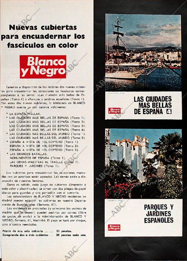 BLANCO Y NEGRO MADRID 17-01-1970 página 73