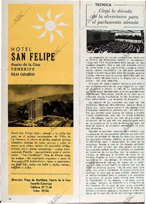 BLANCO Y NEGRO MADRID 17-01-1970 página 74