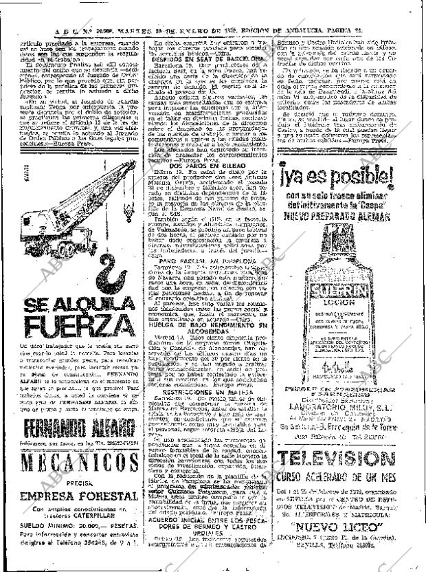 ABC SEVILLA 20-01-1970 página 24