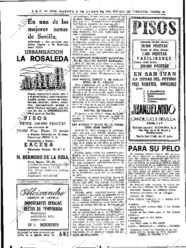 ABC SEVILLA 20-01-1970 página 32