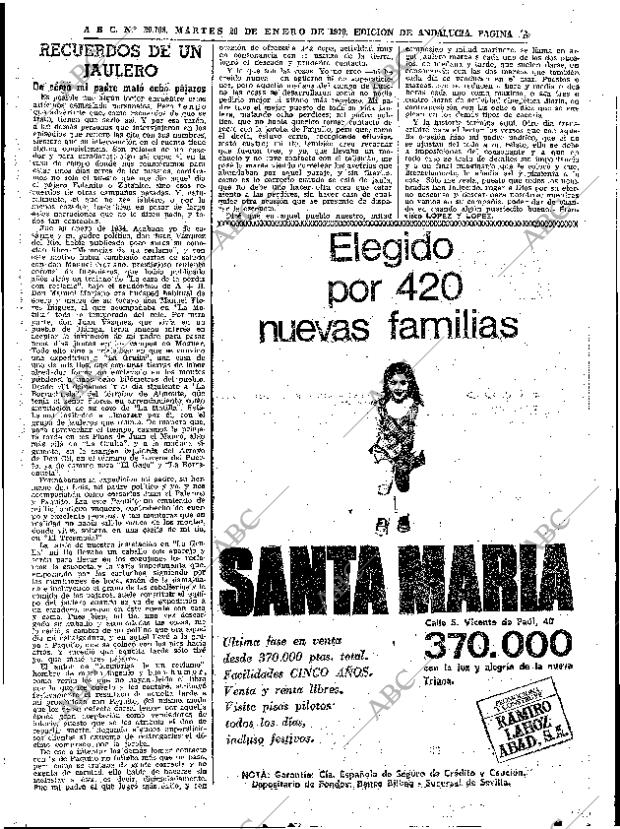 ABC SEVILLA 20-01-1970 página 33