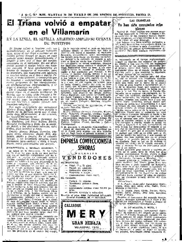 ABC SEVILLA 20-01-1970 página 53