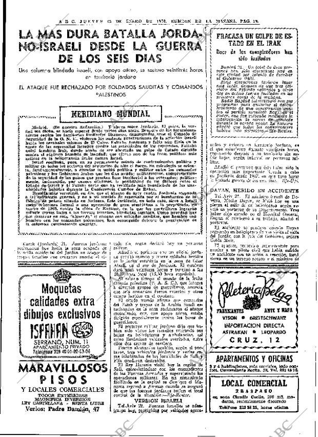ABC MADRID 22-01-1970 página 19