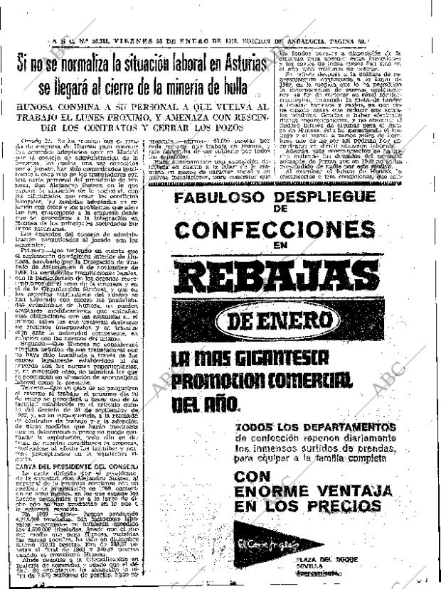 ABC SEVILLA 23-01-1970 página 59