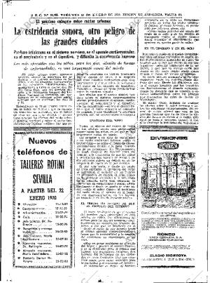 ABC SEVILLA 23-01-1970 página 62