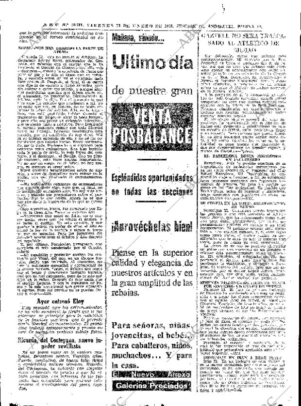 ABC SEVILLA 23-01-1970 página 80