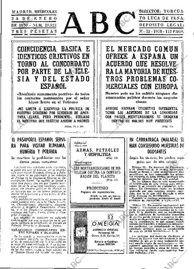 ABC MADRID 28-01-1970 página 13