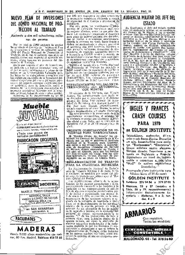 ABC MADRID 28-01-1970 página 23