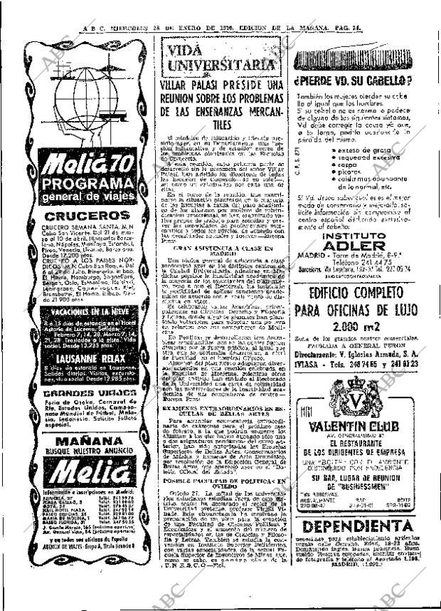 ABC MADRID 28-01-1970 página 24