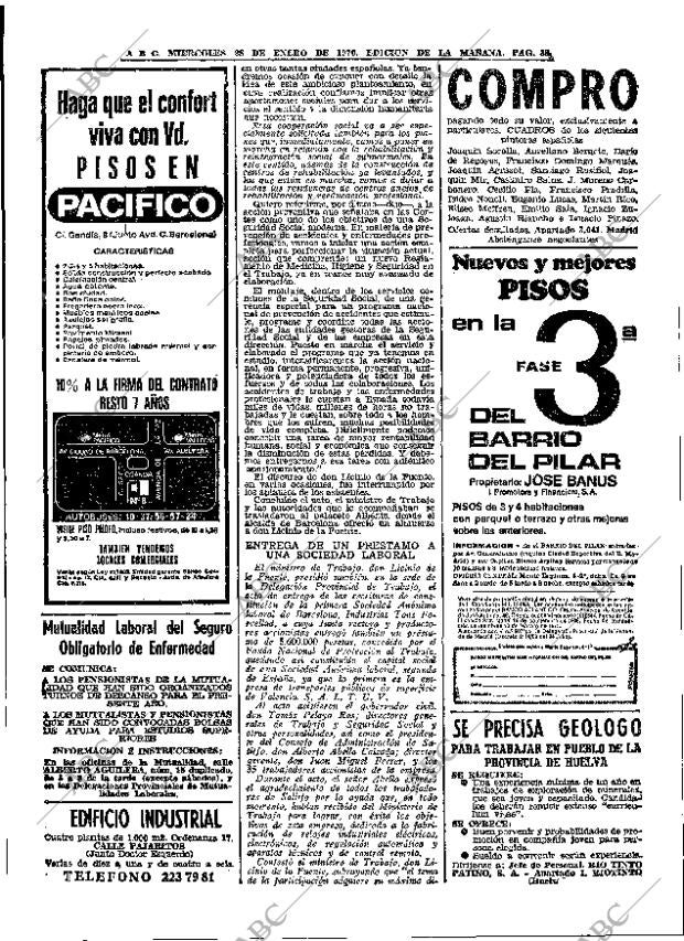 ABC MADRID 28-01-1970 página 38