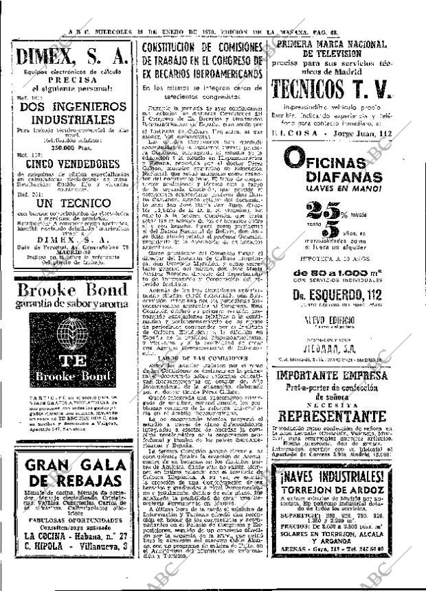 ABC MADRID 28-01-1970 página 48