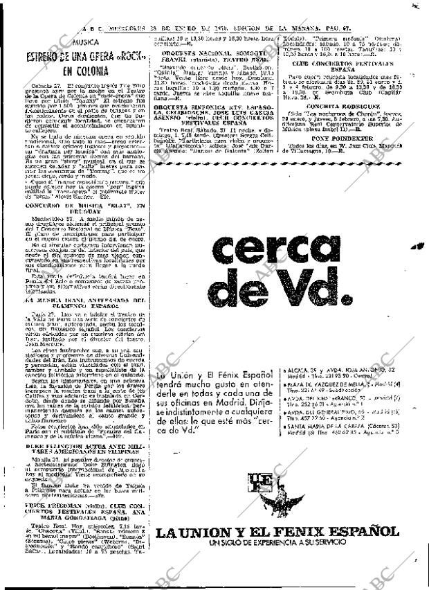 ABC MADRID 28-01-1970 página 67